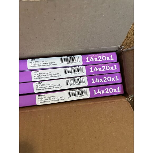 New Honeywell allergen electrostatic 14x20x1 MERV 12 Air Filter 4-Pack 13000 - Picture 3 of 6